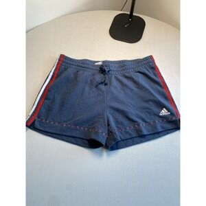 Adidas Women Snocone Shorts XL Crew Navy Blue Red White 3 Stripe H39881